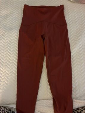 Spanx Booty Boost High-Waist burnt Orange Leggings medium